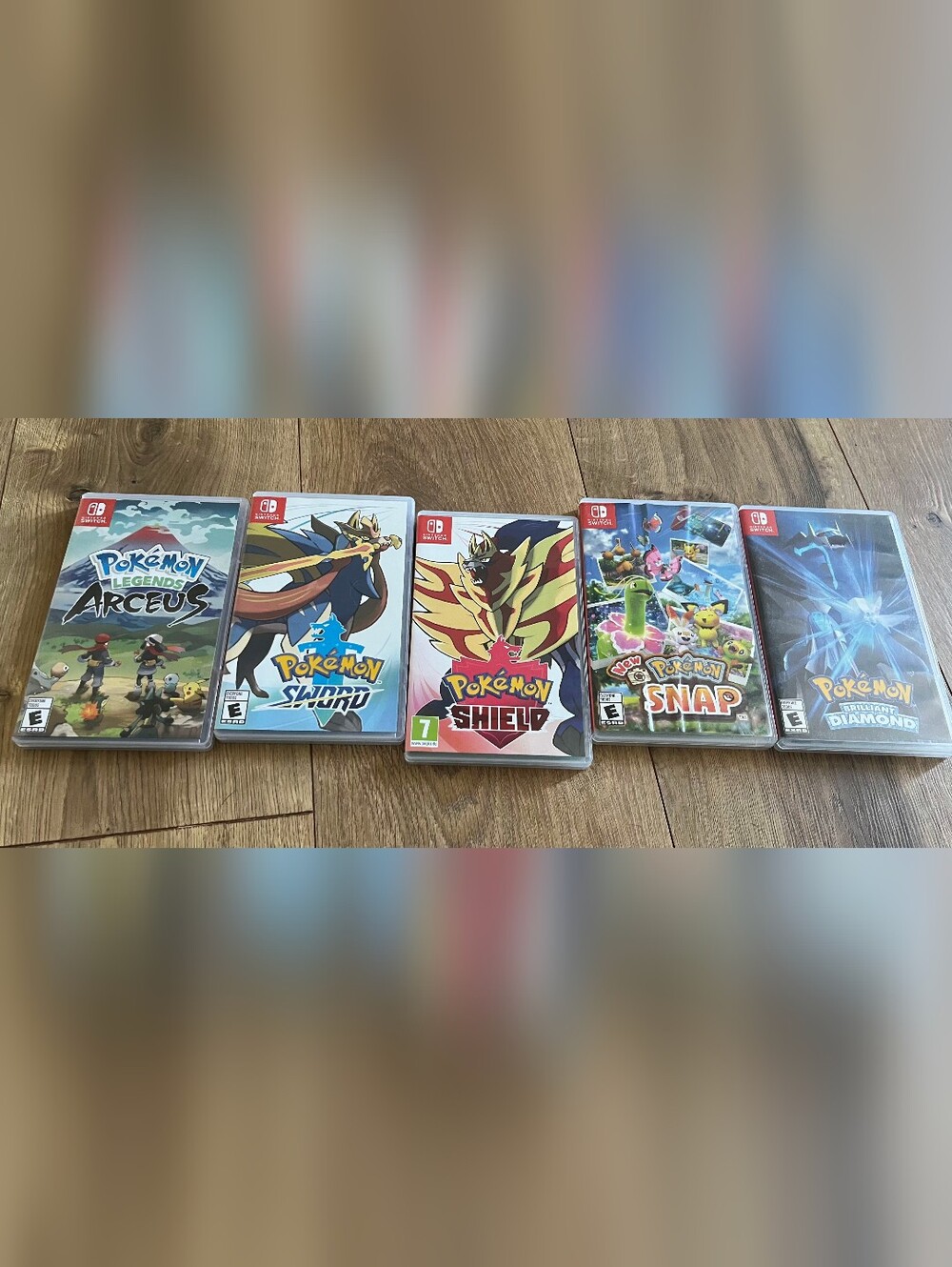 Nintendo Switch Pokemon Bundle Of 5 Games